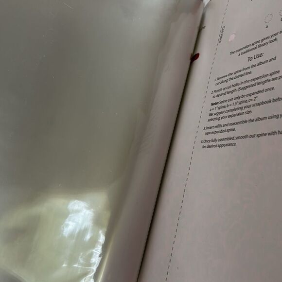 Scrapbook Expandable Album 12x12 Colorbok Red Bundle with Stickers - Picture 7 of 15